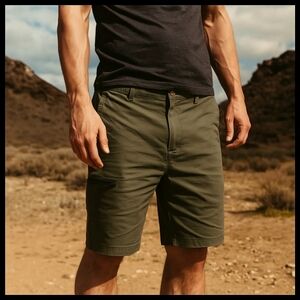 Weatherproof Men's Flex Waistband Ripstop Utility Trail Shorts in Beetle